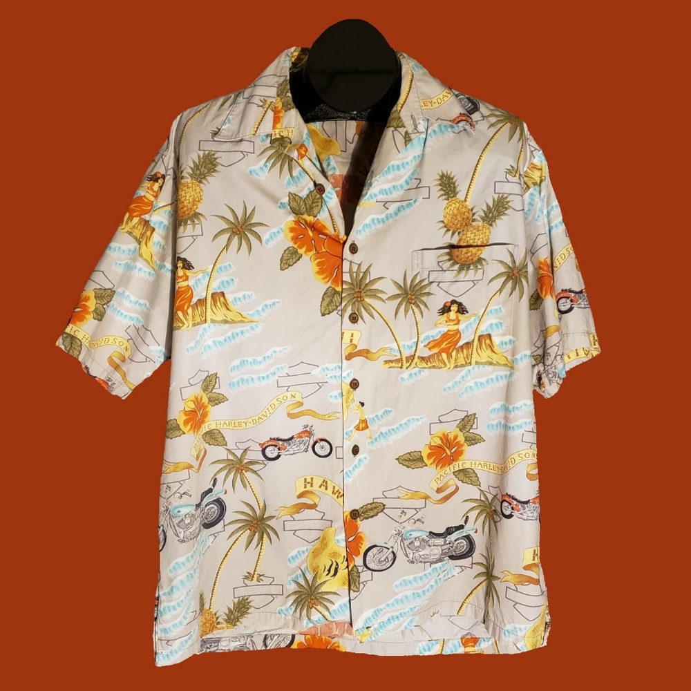 Pacific Harley-Davidson Hawaii Orange and Tan